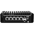 Micro Firewall Appliance, Mini PC, pFsense Plus, Mikrotik, OPNsense, VPN, Router PC, Intel Alder Lake-N 12th Gen N100, HUNSN 