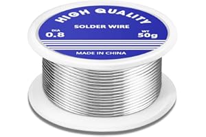 SUMWITUM Solder Wire,50g 0.8mm Soldering Wire Lead Free Sn99.3 Cu0.7 with Rosin Core for Electronic Electrical Soldering Components Repair and DIY. (50g)