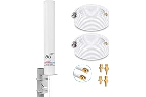 BOOSTCELL Antena Omnidireccional Router 5G/4G 690-3500 MHz (10 M Cable)