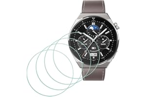 MTHGH Ochraniacz ekranu do Huawei Watch GT 3 Pro 46 mm [4 sztuki] szkło hartowane twardość 9H odporna na zarysowania wrażliwa na dotyk folia bez pęcherzyków ultracienka osłona ochronna