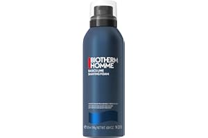 Biotherm Homme Basic Line Shaving Foam, beruhigender Rasierschaum für Männer, mit pflegender Formel, geeignet für empfindliche Haut, für eine sanfte und gründliche Rasur, 200 ml