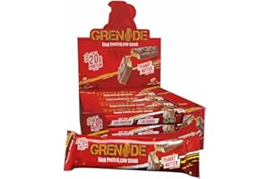 Grenade Barre Hyperprotéinée à Faible Teneur en Glucides - Peanut Nutter, 12 x 60 g