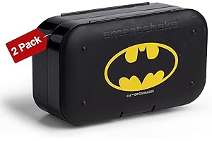 SmartShake Pill Box Organizer, 2-pack - DC Batman