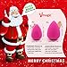 VMAGIC Christmas Super Bigger Makeup Beauty Sponge Blender, Foundation Makeup Sponge for Applicator, Foundation and Highlighter (ROSE RED – LIMITED EDITION)