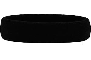HANERDUN Bandeau de Sport pour Hommes et Femmes Bande de Cheveux Élastique Non Slip Évacuation de l'Humidité Bandeau en Coton pour Sports