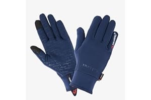 LeMieux PolarTec Adults Horse Riding Gloves - Navy Blue