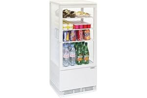 Casselin CVR78LB - Mini vitrine réfrigérée positive 78L Blanche