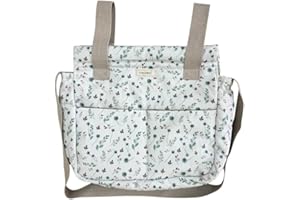 Cosamui Bolso para Carrito de Paseo de bebé - Universal - Gran Capacidad - Bolsillos Exterior e Interiores (Diente de león)