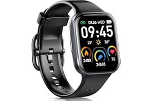 Reloj Inteligente Hombre Mujer, 2024 Nueva 1.69” Smartwatch, Impermeable IP68 Reloj Deportivo con 25 Modos Deporte, Pulsómetr
