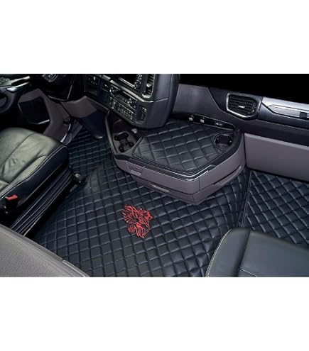 Tappetini BASIC in velluto nero per: camion Scania R (2018