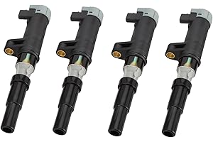 Madlife Garage Pack of 4 Pencil Ignition Coil Set 22448-00QAA 7700107177 for Megane Scenic Grand Trafic VEL Satis
