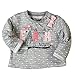 Bóboli Baby Girls FLEECE SWEATSHIRT Full Sweatshirt, Grey (melange Grey 8034), 4 Years (Manufacturer size: 4)