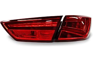 Finest Folia Lot de Films Autocollants pour Feux arrière, Film teinté spécialement conçu précisément adapté pour Le véhicule Voiture (Rouge, C024 St)