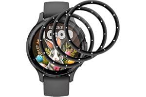 Beukei 3 Stück Panzer Schutz Glas für Garmin Venu 3s, Glas,9H Härte,HD Klare,Blasenfrei,Anti-Kratzen, Panzerglasscheibe Film