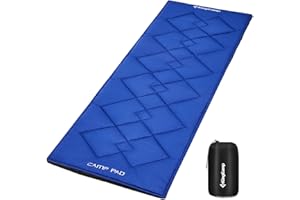 KingCamp Surmatelas en Coton - Super léger et Portable - Polyvalent - pour lit de Camping, Chaise Longue de Jardin, Chaise Longue - Peut également être utilisé comme Matelas de Couchage ou Couverture