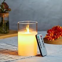 Lot De 6 Bougies LED Sans Flamme En Spirale Ivoire | Avec Télécommande Et Minuterie, 25,5 Cm, Pour Noël, Mariage, Décoration - 10