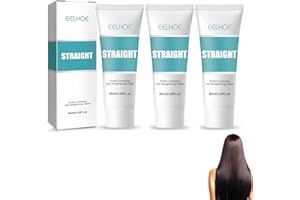 BAINUAI Crème Lissante Professionnelle, Brillance Des Cheveux Et Soie, Traitement De Lissage Des Cheveux, Correction Des Protéines Capillaires, Lissage Permanent Des Cheveux (3PC)