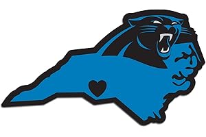 NFL Siskiyou Sports Fan Shop Carolina Panthers Home State Aufkleber Einheitsgröße Teamfarbe