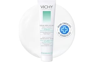 Vichy Dermotolerance, Crema Depilatoria, Per Tutti i Tipi di Pelle, Depilazione Rapida e Facile, Pelle Lenita e Idratata, Con Acqua Termale di Vichy e Olio di Mandorle, 150 ml