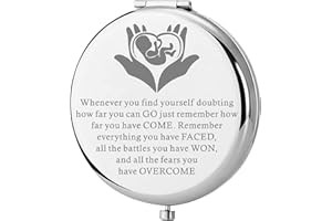 KUIYAI Specchio cosmetico ostetrica Doula regalo infermiera regalo di ringraziamento per ostetrica (ogni volta che lo specchio ostetrica)