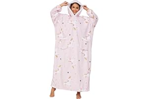 Alitifiy Hoodie Decke mit Ärmeln - Oversize Hoodie Decke Deckenpullover Sherpa Flauschig Sweatshirt Kuscheldecke Hoodie, Tragbare Decke Zum Anziehen als Geschenke für Damen Herren