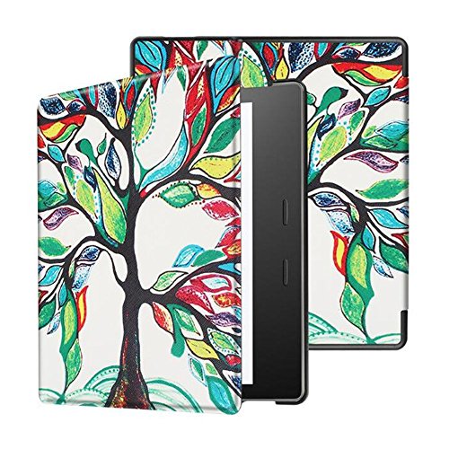 Zhuhaixmy Malerei Schlaf   Wach Leder Ledertasche f  r 7  All New Amazon Kindle Oasis 2017 9th Generation  Stil 1 