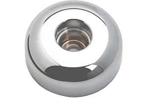 MERKUR Shaving Stand Gloss Chrome 4006 | Non-Slip with Straight Cut | Ideal for Wet Shaving | Brass | Made in Germany