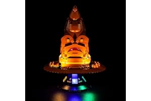 GEAMENT Oświetlenie LED Kompatybilne z LEGO Mówiąca Tiara Przydziału 76429 Model do Składania Klocków (Zestaw Modeli Niezawarty)