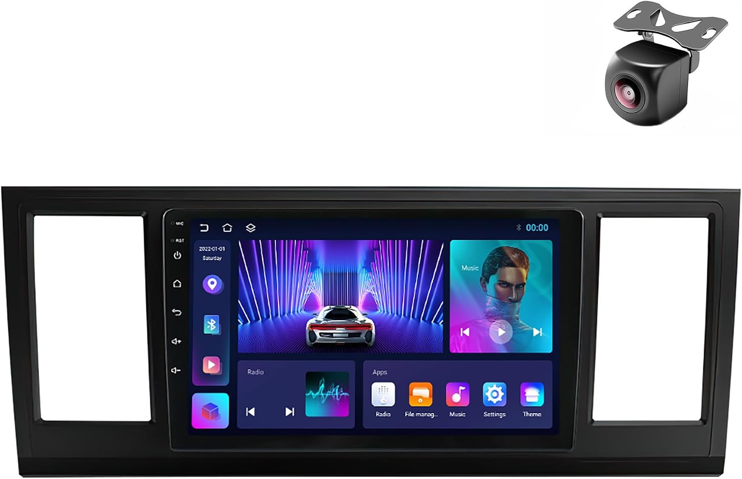 Android 14 Car Radio para VW Volkswagen Caravelle 6 T6 2015 2016-2020 2 DIN de Coche NAVEGACIÓN con Pantalla Táctil 9 Pulgadas Reproductor Multimedia Autoradio FM SWC Carplay (M100CP 4core 1+32G)