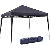 KG KITGARDEN - 3 x 3 m folding gazebo for garden, including pegs and transport bag, blue