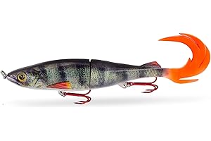 FISHN® Switch, 41gr, 16.5 / 18cm, with changeable rear part, extreme swimming action, softbait, swimbait, lure for fishing for pike, pikeperch