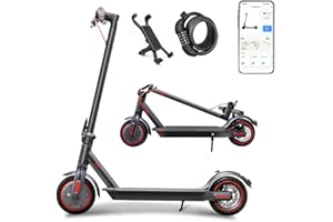 Elektroroller für Erwachsene, 8,5 Zoll, LED-Display, App-Funktion, Reichweite 20–30 km und 120 kg Belastung, mit Handyhalteru