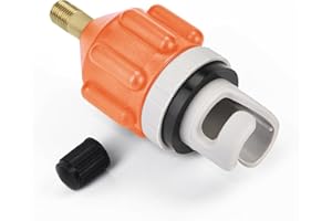 JEEZAO Universal Air Valve Adaptor,SUP Inflator Pump Adapter for Boat Dinghy Stand Up Paddle Kayak