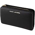 Marc Jacobs M0016990 Black Saffiano Leather With Gold Hardware Medium Women's Bifold Wallet