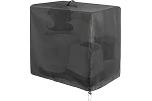 Kingling Cubierta de filtro de piscina para bomba de filtro de piscina Intex, bomba de filtro de arena para natación, cubierta de protección impermeable para filtro de piscina, cubierta de bomba de