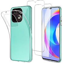 Per ZTE BLADE A31 COVER CUSTODIA TRASPARENTE + PELLICOLA VETRO