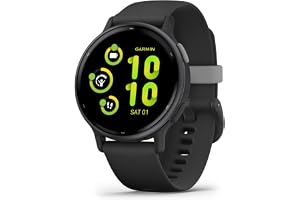 Garmin Vivoactive® 5, Health & Fitness GPS Smartwatch, 42mm, Black | 24/7 Health Monitoring, Built-In Sports Apps, Sleep Coach, Body Battery™ Energy Monitoring, Workout Benefit & Recovery Time