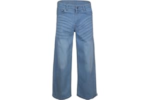 A2Z 4 Kids Girls Relaxed Jeans Baggy Wide Leg Palazo Bootcut Stretchy Denim Pants Flared Fashion Jeans Trousers Baggy Jean Gift for Children Age 5-14 Years