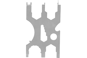 Demeras Scuba Diving Multi Tool Strumento di Riparazione Immersioni Kit Multifunzione per Immersione in Acciaio Inossidabile