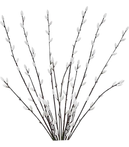 Wolpark 10-Pack Artificial Jasmine Flowers - 29.5" Tall Fake White Flower Stems For Vase & Home Decor
