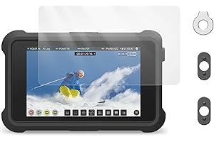 SMALLRIG Ninja V Custodia in Silicone con Pellicola Protettiva per Monitor Atomos Ninja V e Serie Ninja V+, Antigraffio, Anti-Impronte, Anti-Polvere - 3448
