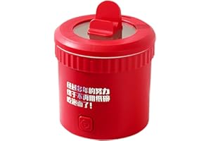 Kasmole Hot Pot électrique | Mini cuisinière électrique multifonctionnelle Capacité 1L Pot Chaud instantané Voyage Portable - pour Frire, Pocher, Mijoter