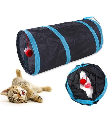 Tunnel Per Gatti Gatto Tunnel Quadrato, Cubo Pieghevole Per Gatti, Tenda Pieghevole Per Tubo Gatti - 9