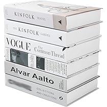 Deko Bücher Set - 7 Fake Bücher Als Regal-Deko Für Wohnzimmer
