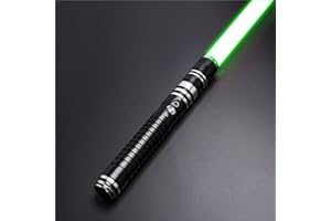 X-TREXSABER Upgrade Lightsabers for Adults&Kids, Heavy Dueling Lightsaber with 10 Sound Fonts, Metal Handle Light sabers with 12 RGB Colors, Smooth Swing Light Saber Sword for Christmas Cosplay Gift