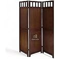Urbane Crafts Wooden Partition Screen/Room Divider Traditional Handicrafts Plain Pattern 6Ft Height (2 Panel) (3 Panel)