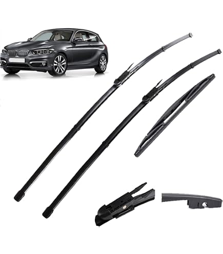 Tergicristalli BMW Serie 1 F20 F21 - Set Anteriore E Posteriore 22+18+12 Pollici