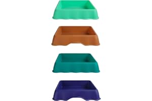 CT SPORTS 4-Pack Play Trays for Kids – Versatile Trays for Sand, Water, Sensory Activities & More, Safe, Easy to Use, Perfect for Indoor & Outdoor Fun, Ideal for Messy Play & Tuff Tray Play