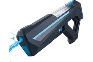 AKTION TOYS Electric Water Gun – Powerful Water Blaster for Kids & Adults with Automatic Self-Refill Nozzle & Modular Waterproof Battery – Long Range Watergun made with High-Grade ABS & Designed for Endless Fun