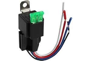 TIANXUAN 12V Fuse Automotive Relay Switch Harness Set Gebildet 30A Ato Atc Blade Fuse 4 Pin Spst Automotive Electrical Relays with Heavy Duty 12 Awg Wires For Car Truck Boat Vehicle